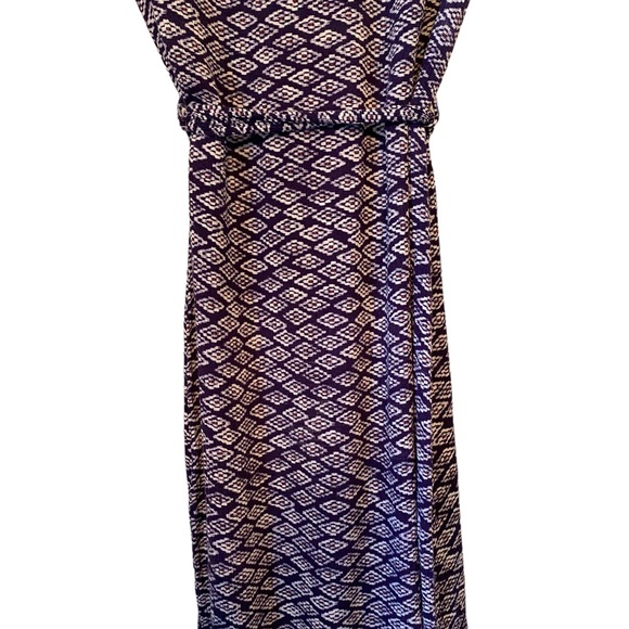 Ezra Hailey Geo Print Tie Short Sleeve Dress - Picture 6 of 13